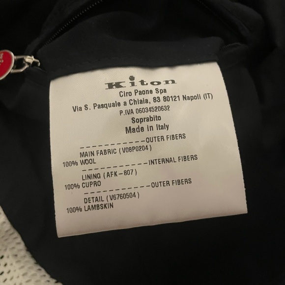 Kiton Soprabito Uomo Men's Wool Coat Sz 50 / 40 US - Picture 6 of 10